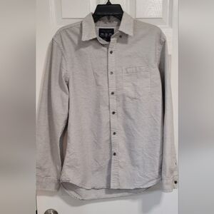 American Eagle Men's Striped‎ Button Down Long Sleeve Shirt Size Medium